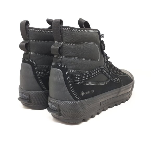 Vans Sk8-Hi Gore-Tex Insulated MTE 3 Waterproof Winter Boot Shoe All Black Mens - Picture 5 of 11
